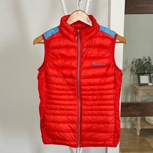 Cotopaxi Bright Fuego LT vest water resistant Goose down/ polartec small
